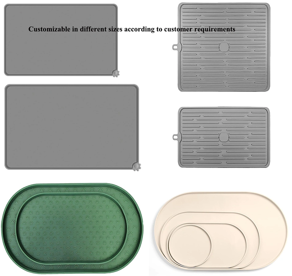 Pet Feeding Mat Silicone Non Slip Mat Pet Products