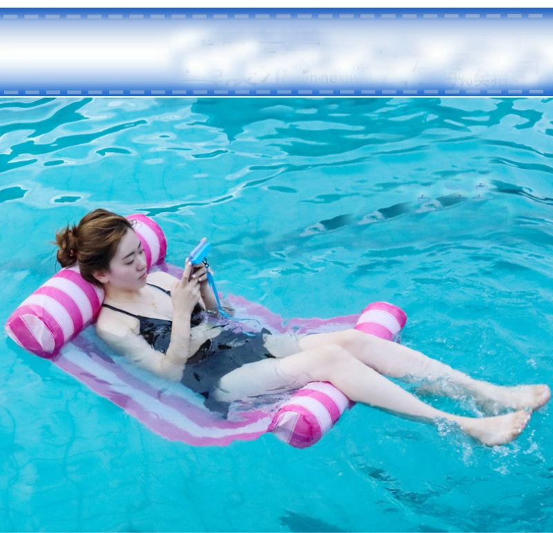 Water Hammock Lounger Inflatable Leisure Water Chair for Beach Fun Time