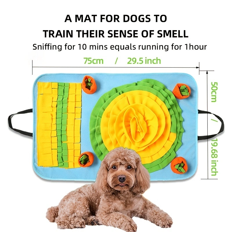 Dog Sniffing Training Olfactory Mat Activity Blanket Feeding Mat Dog Food Pet Blanket Toy